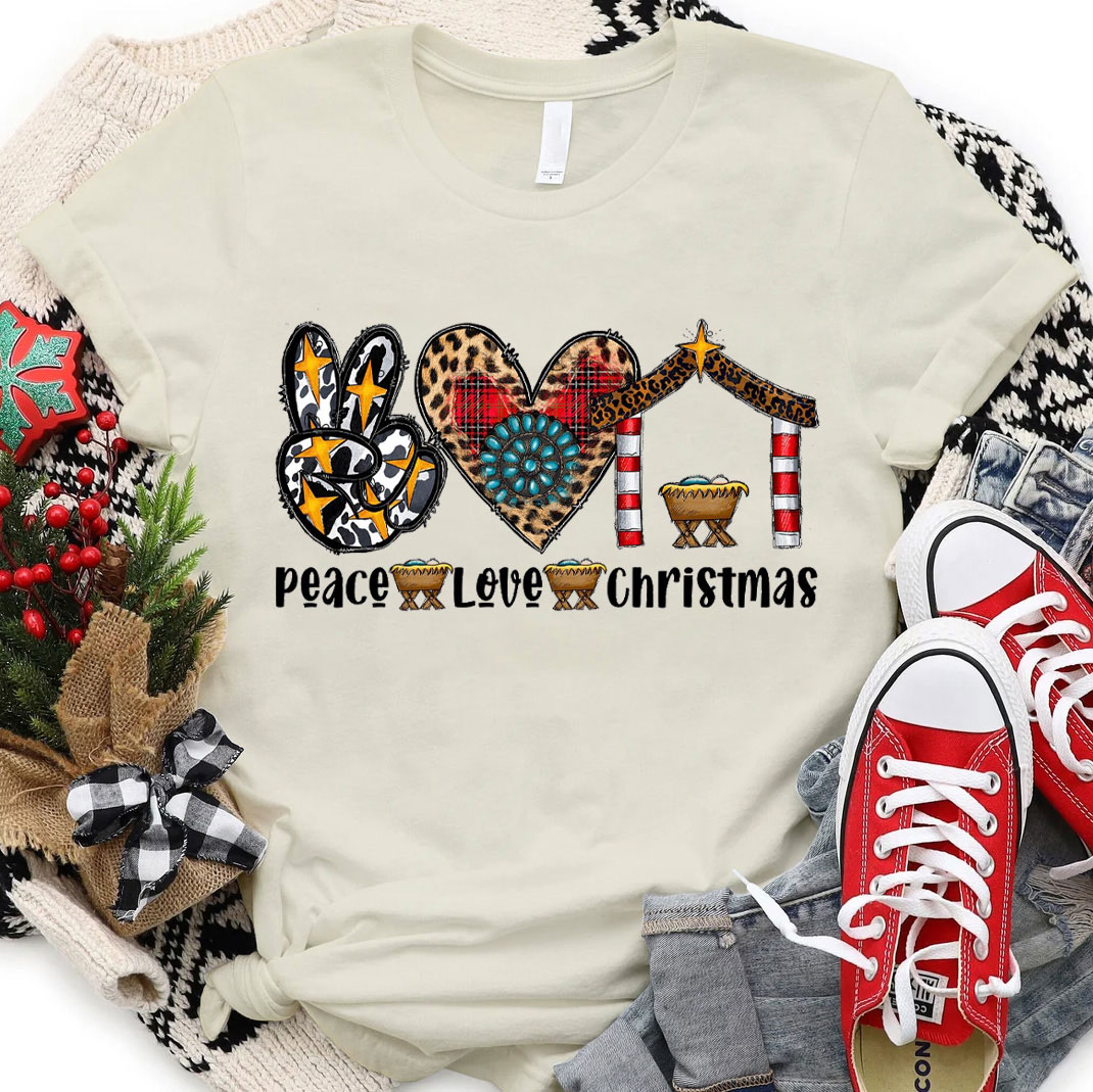 Peace And Love Christian T-Shirt