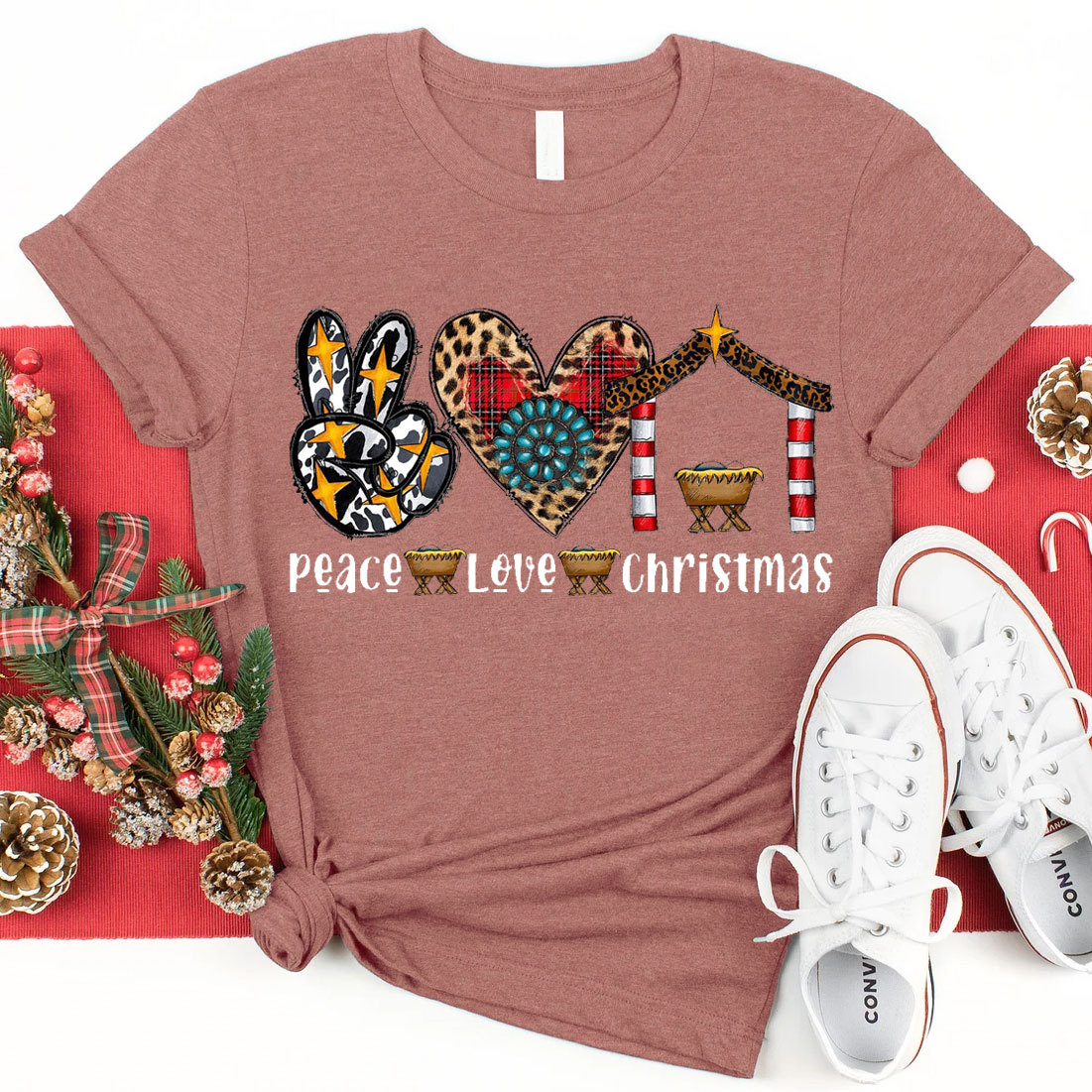 Peace And Love Christian T-Shirt