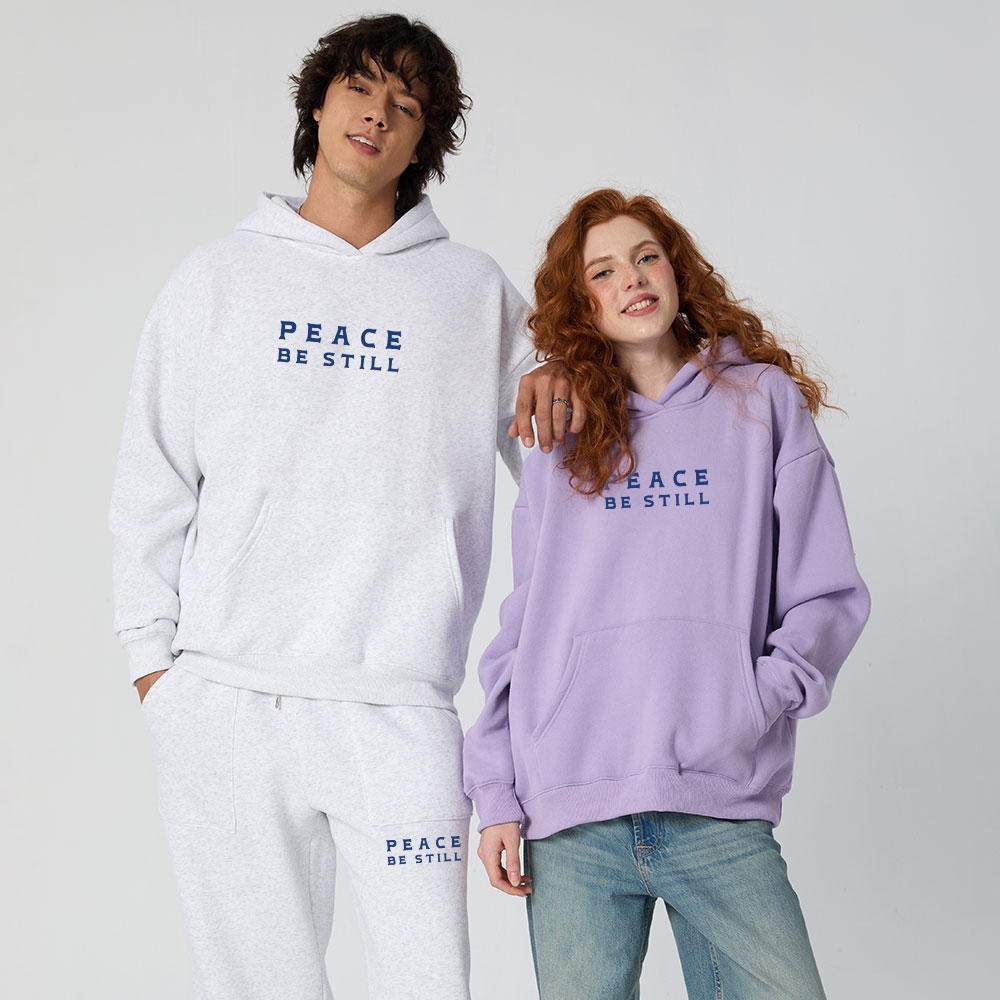 Peace Be Still Christian Fleece Hoodie Set