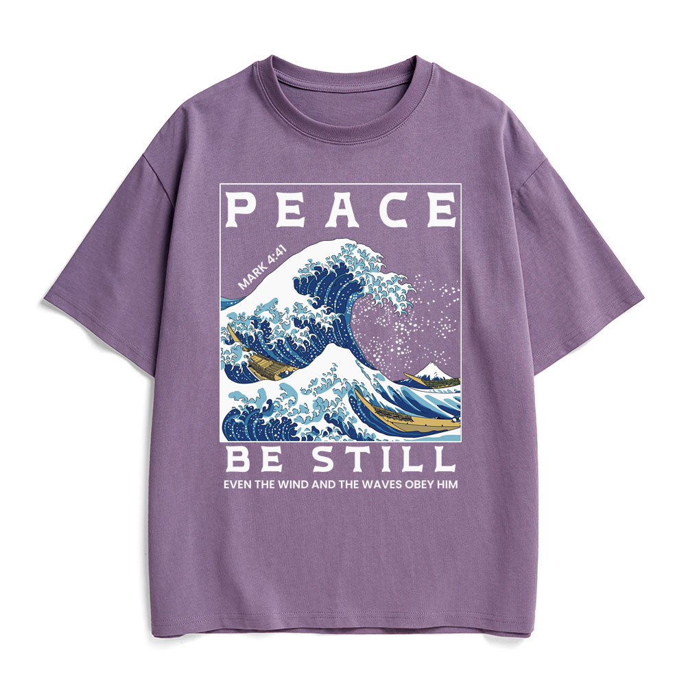 Peace Be Still Christian Heavy Cotton T-Shirt