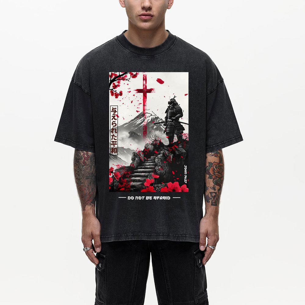 Peace Chirstian Washed T-Shirt