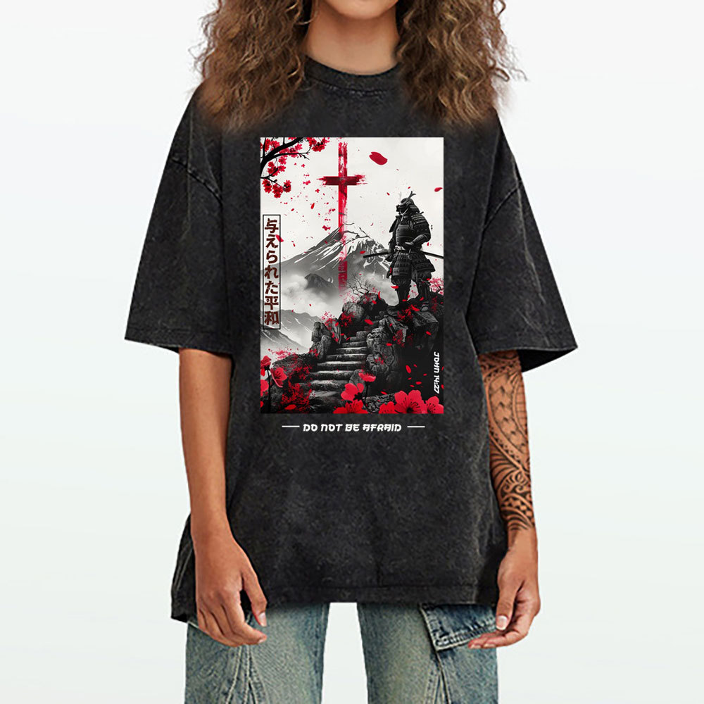 Peace Chirstian Washed T-Shirt