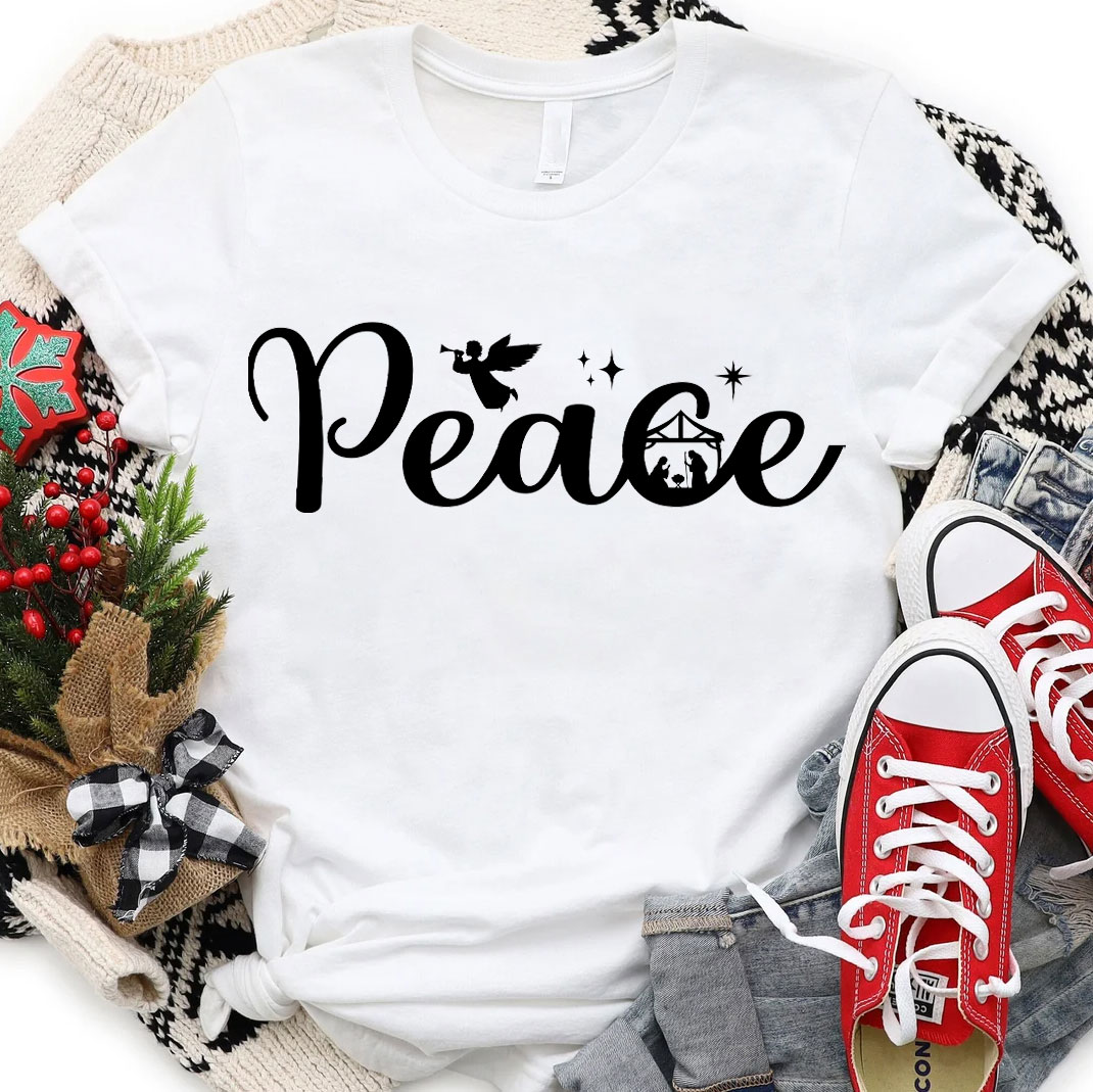 Peace Christian Christmas T-Shirt