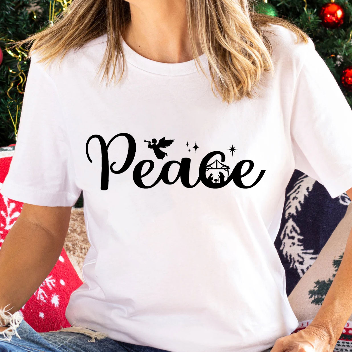 Peace Christian Christmas T-Shirt