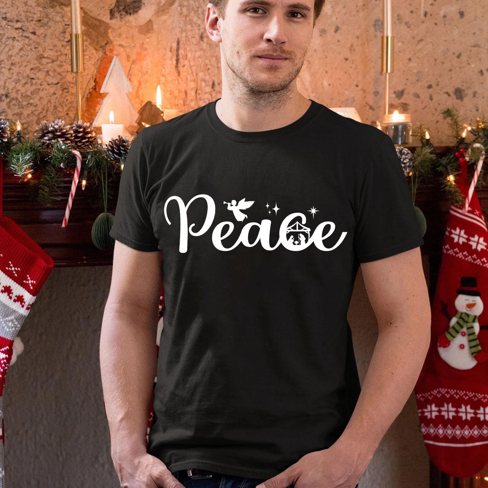 Peace Christian Christmas T-Shirt