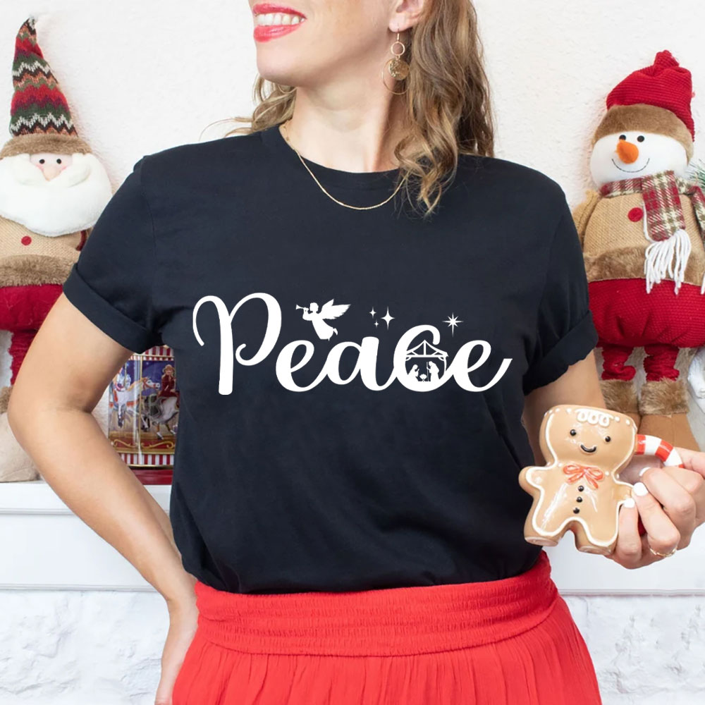 Peace Christian Christmas T-Shirt