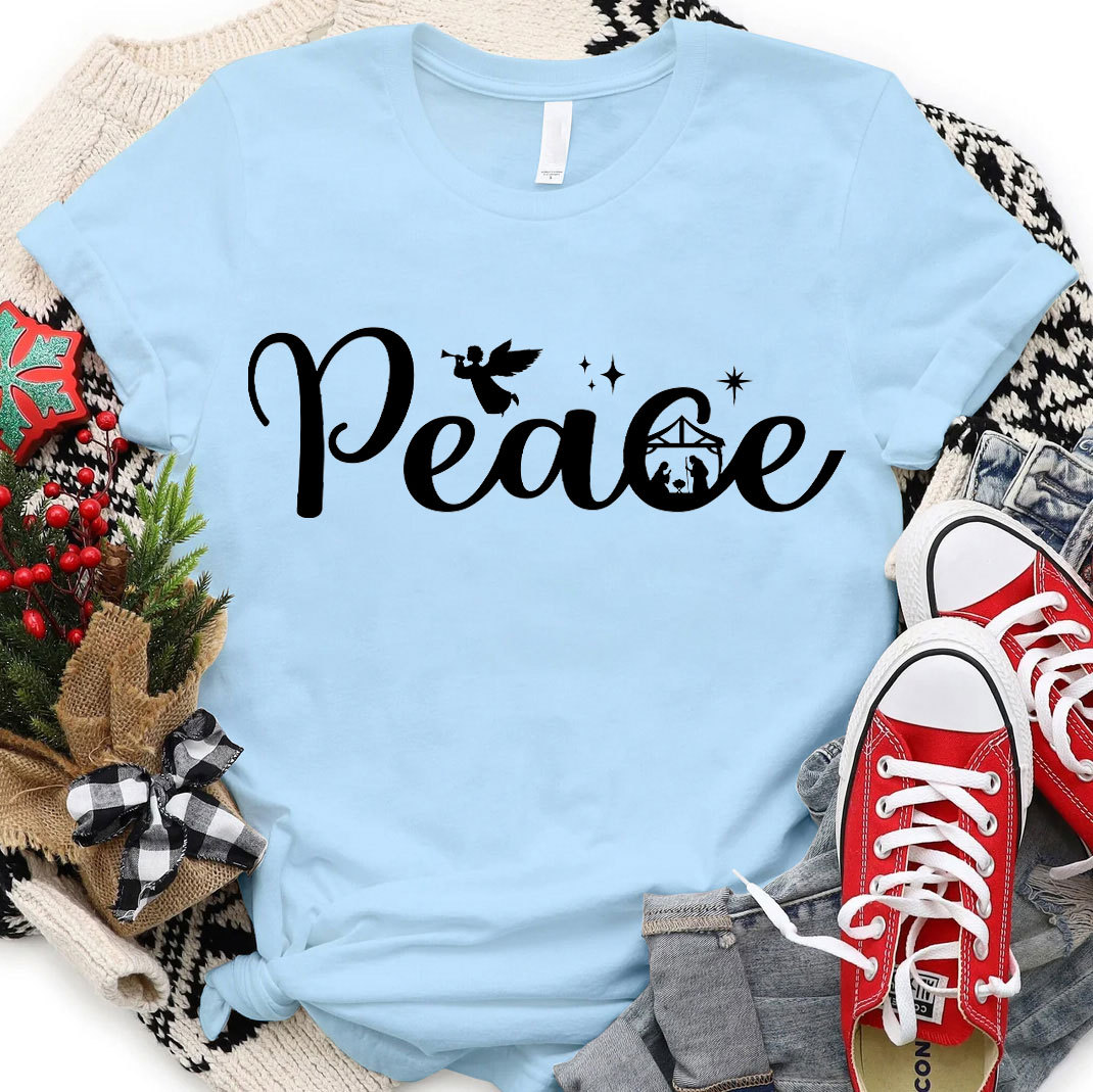 Peace Christian Christmas T-Shirt