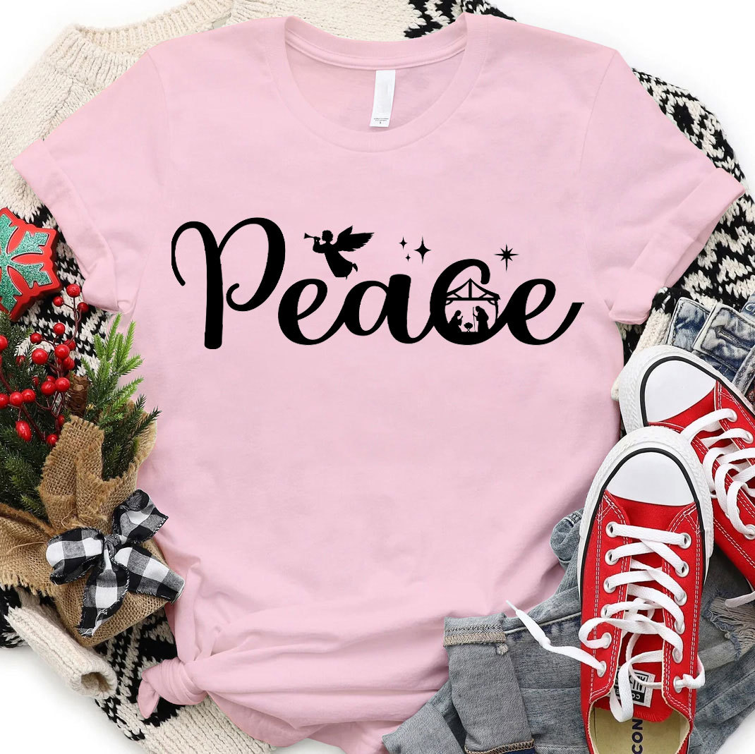 Peace Christian Christmas T-Shirt