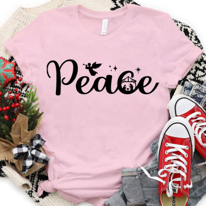 Peace Christian Christmas T-Shirt