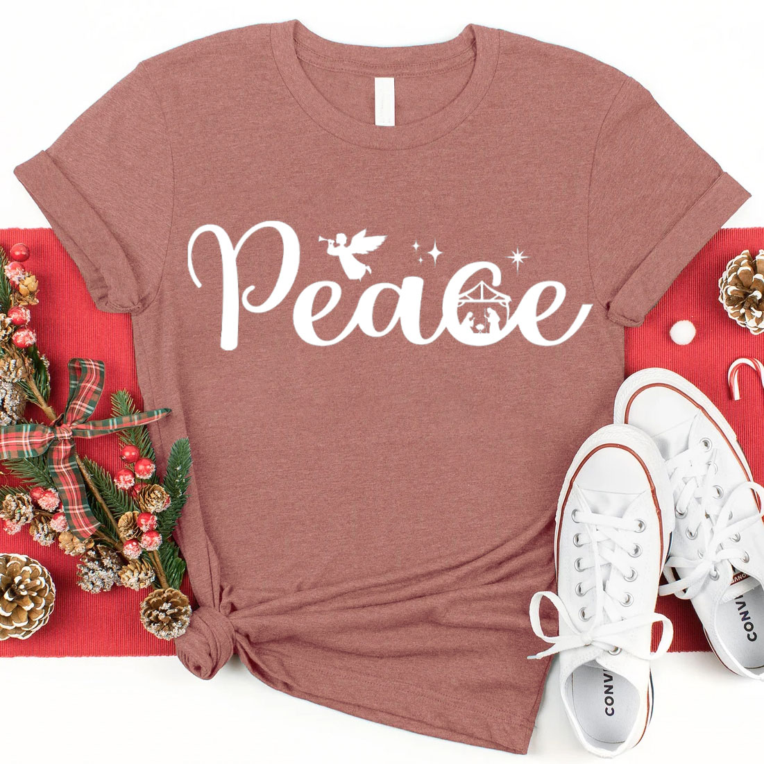 Peace Christian Christmas T-Shirt