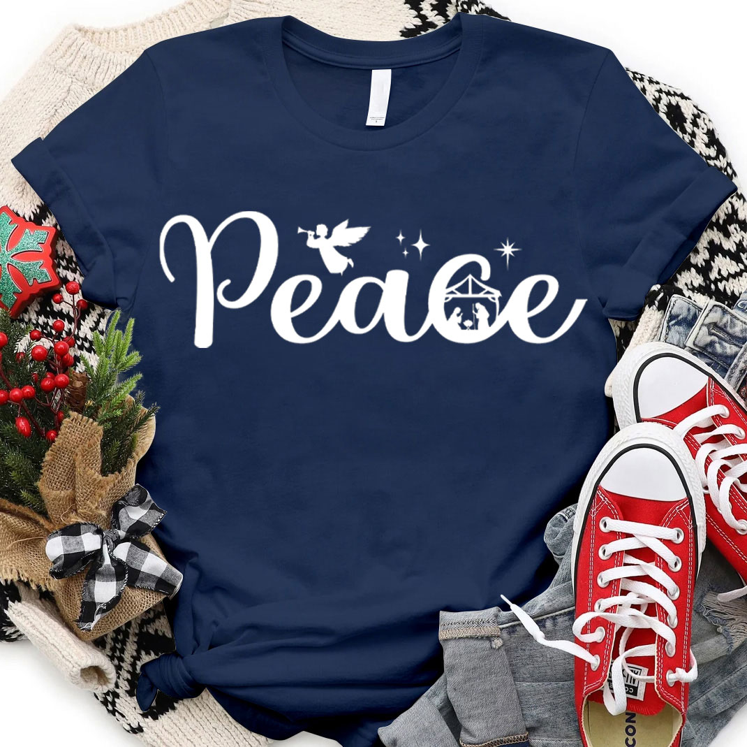 Peace Christian Christmas T-Shirt