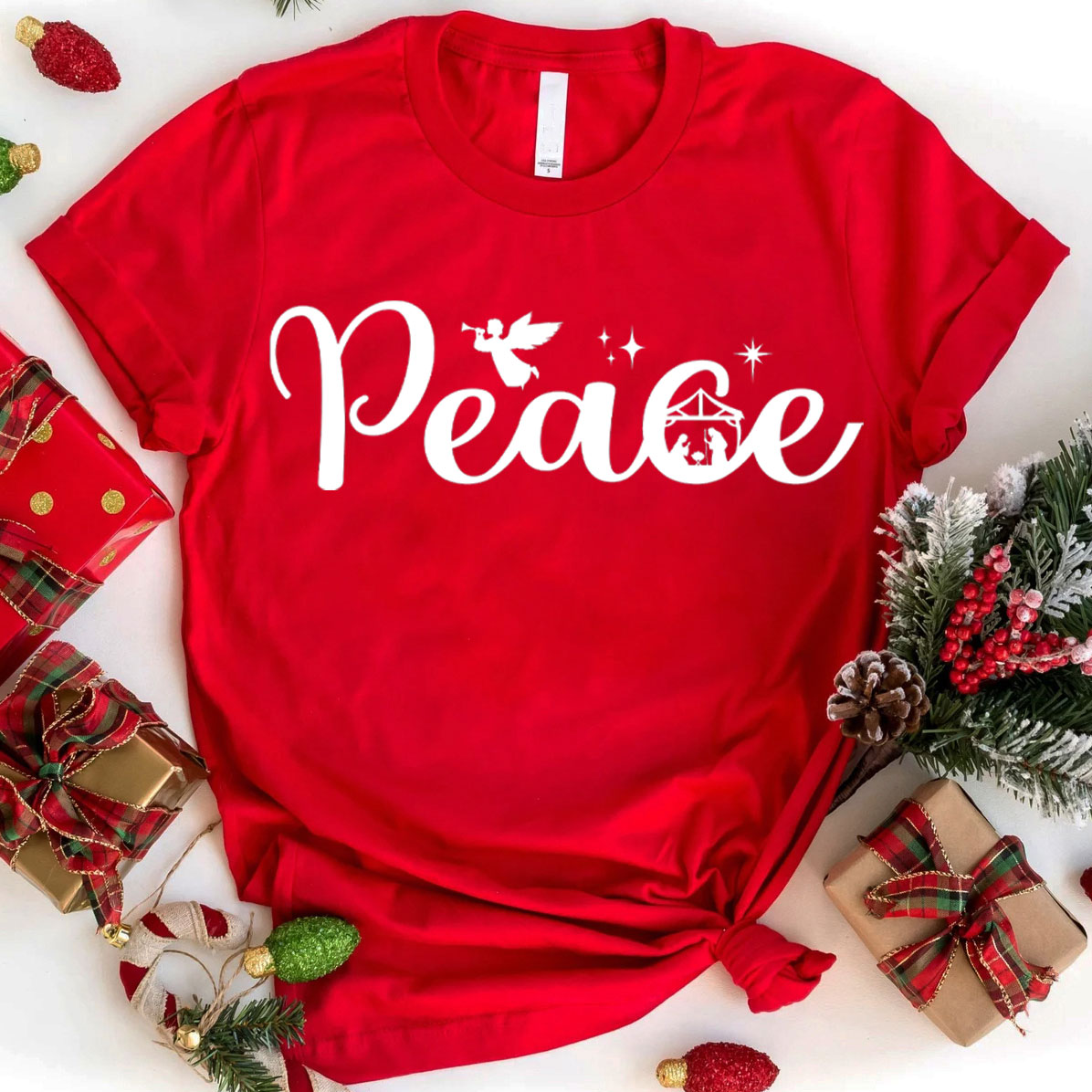 Peace Christian Christmas T-Shirt