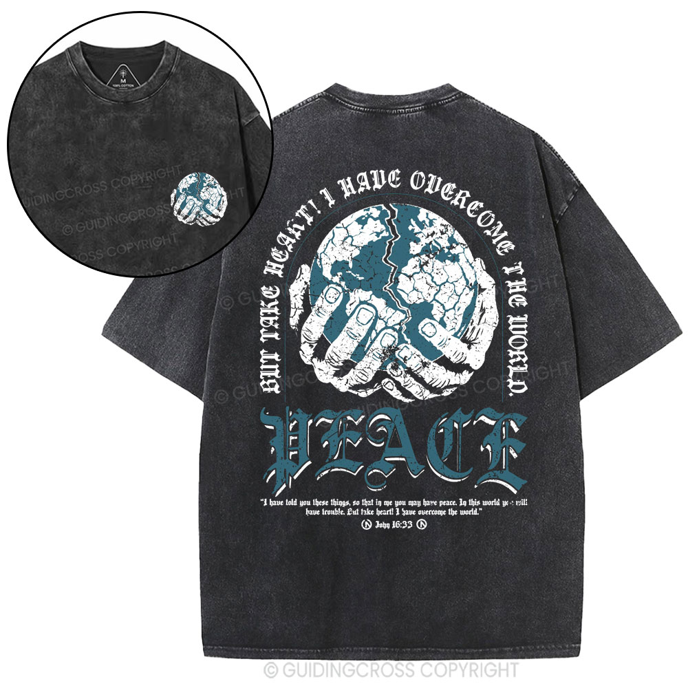Peace Christian Washed T-Shirt