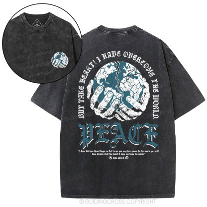 Peace Christian Washed T-Shirt