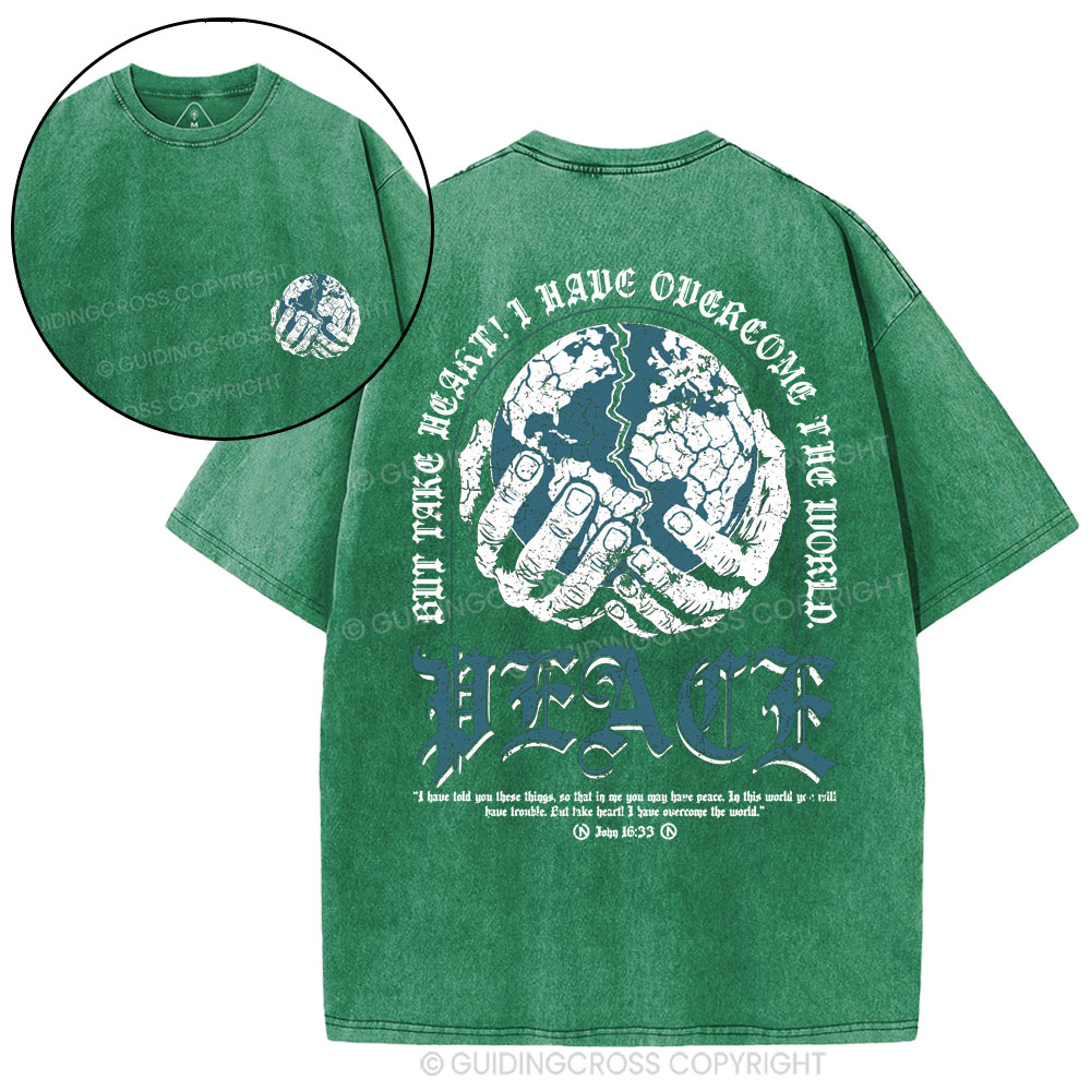 Peace Christian Washed T-Shirt