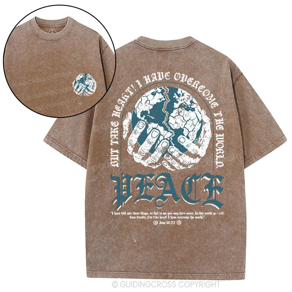 Peace Christian Washed T-Shirt
