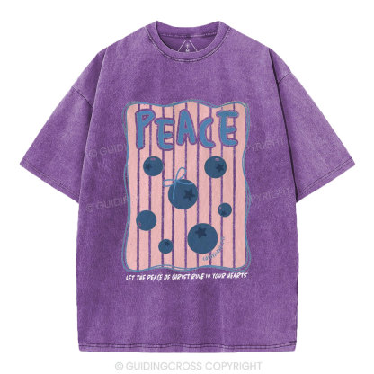 Peace Christian Washed T-Shirt