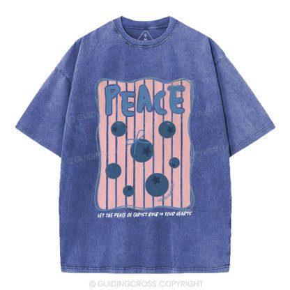 Peace Christian Washed T-Shirt