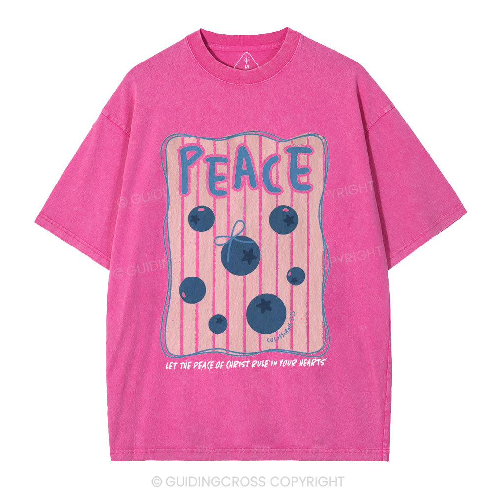 Peace Christian Washed T-Shirt