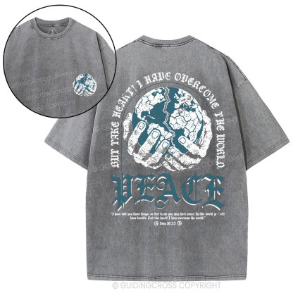Peace Christian Washed T-Shirt