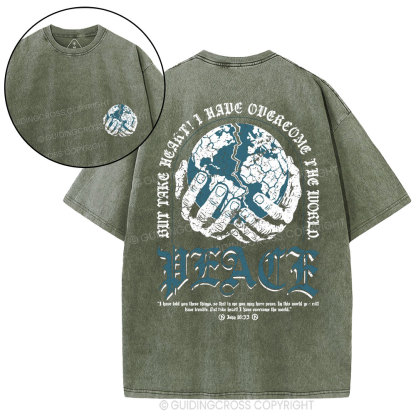 Peace Christian Washed T-Shirt