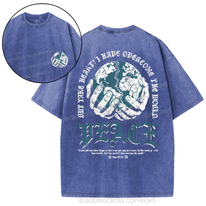 Peace Christian Washed T-Shirt