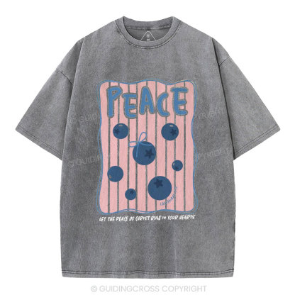 Peace Christian Washed T-Shirt