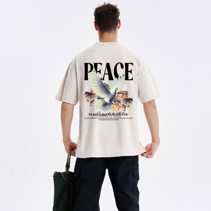 Peace Christian washed T-Shirt