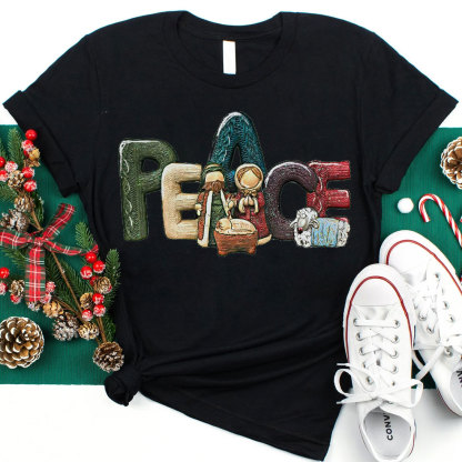 Peace Christmas Christian T-Shirt