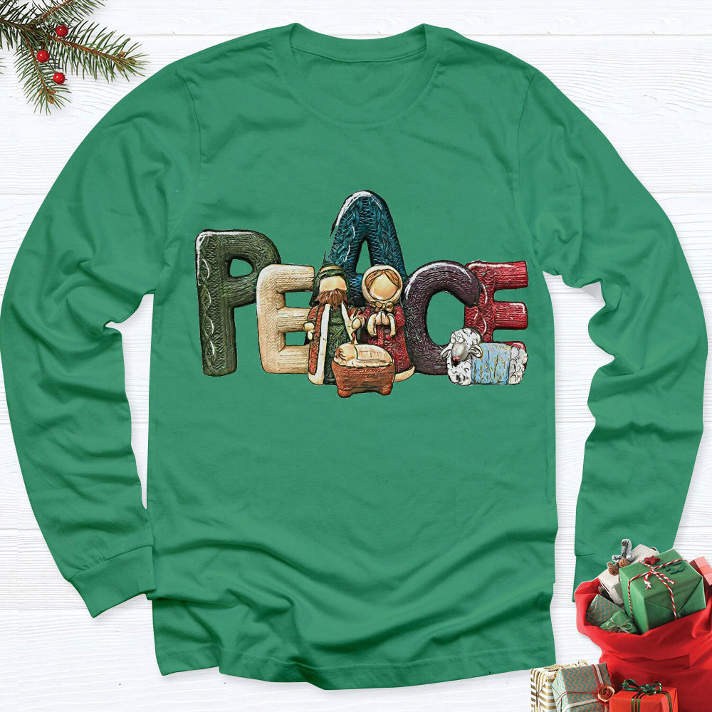 Peace Christmas Christian T-Shirt