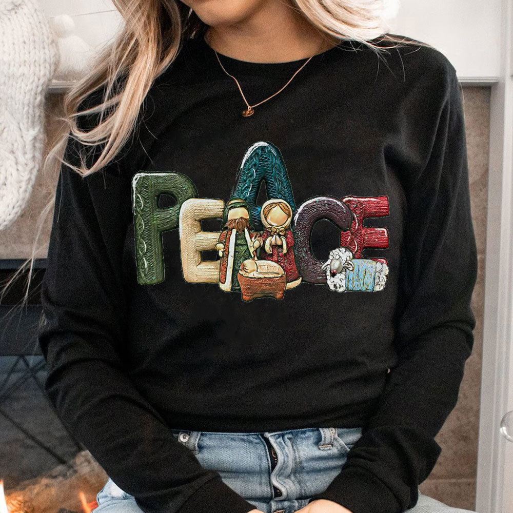 Peace Christmas Christian T-Shirt