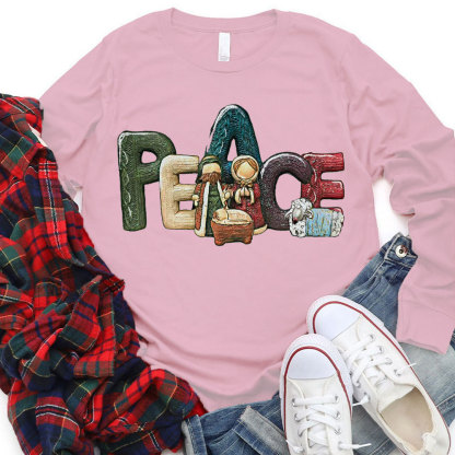 Peace Christmas Christian T-Shirt