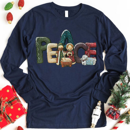 Peace Christmas Christian T-Shirt