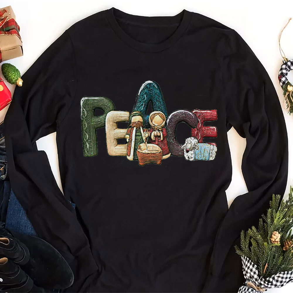 Peace Christmas Christian T-Shirt