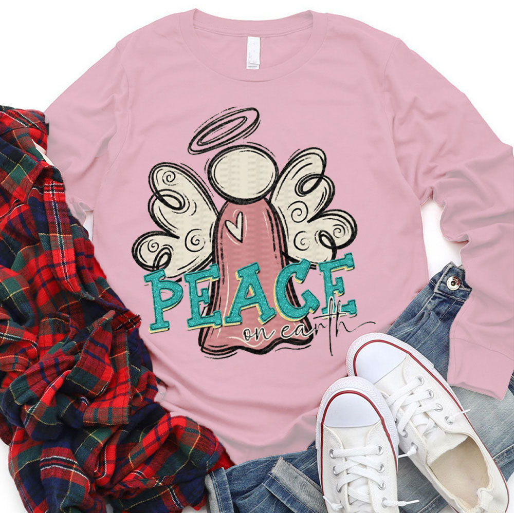 Peace On Earth Christian Christmas T-Shirt