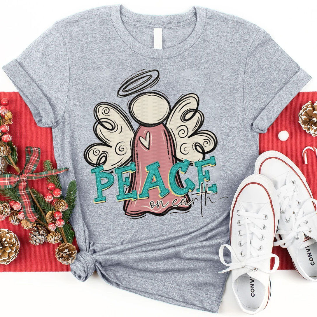 Peace On Earth Christian Christmas T-Shirt