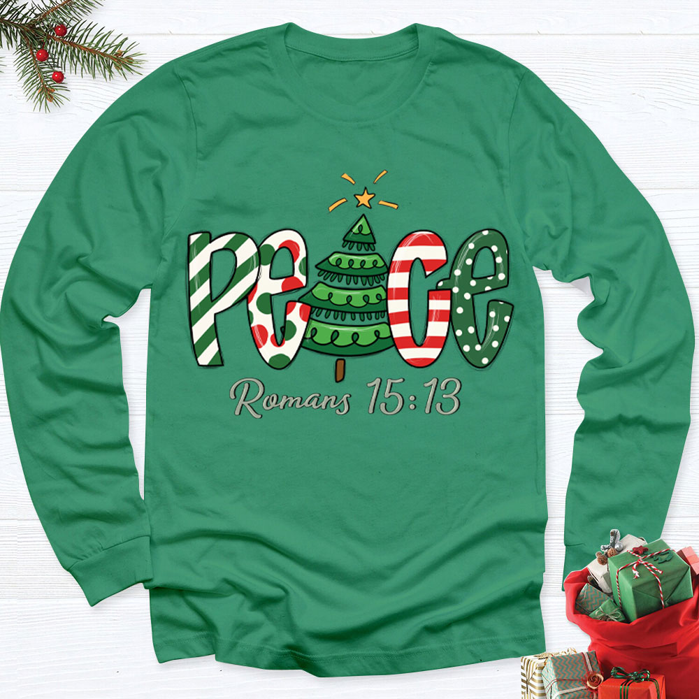 Peace Romans 15:13 Christian Christmas T-Shirt