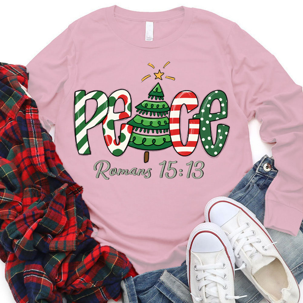 Peace Romans 15:13 Christian Christmas T-Shirt