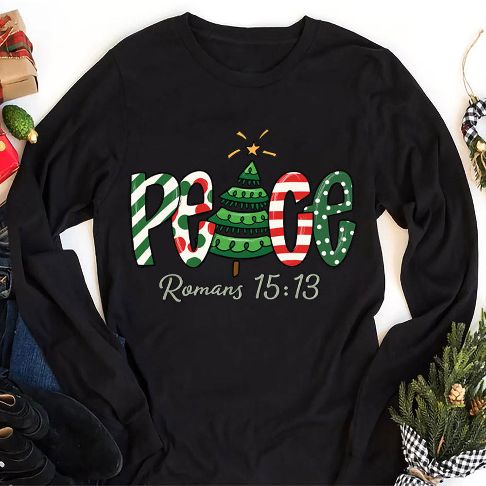 Peace Romans 15:13 Christian Christmas T-Shirt