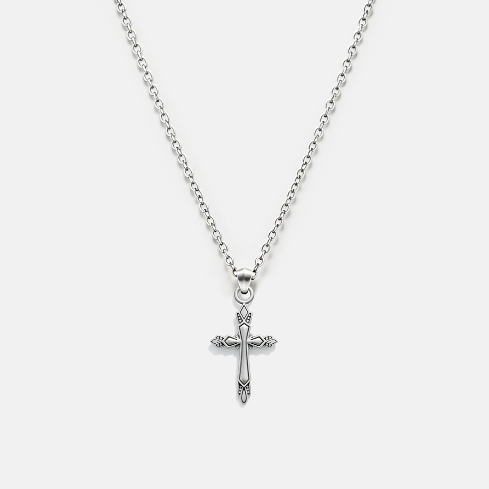 Peace Through The Cross Christian 925 Sterling Silver Necklace