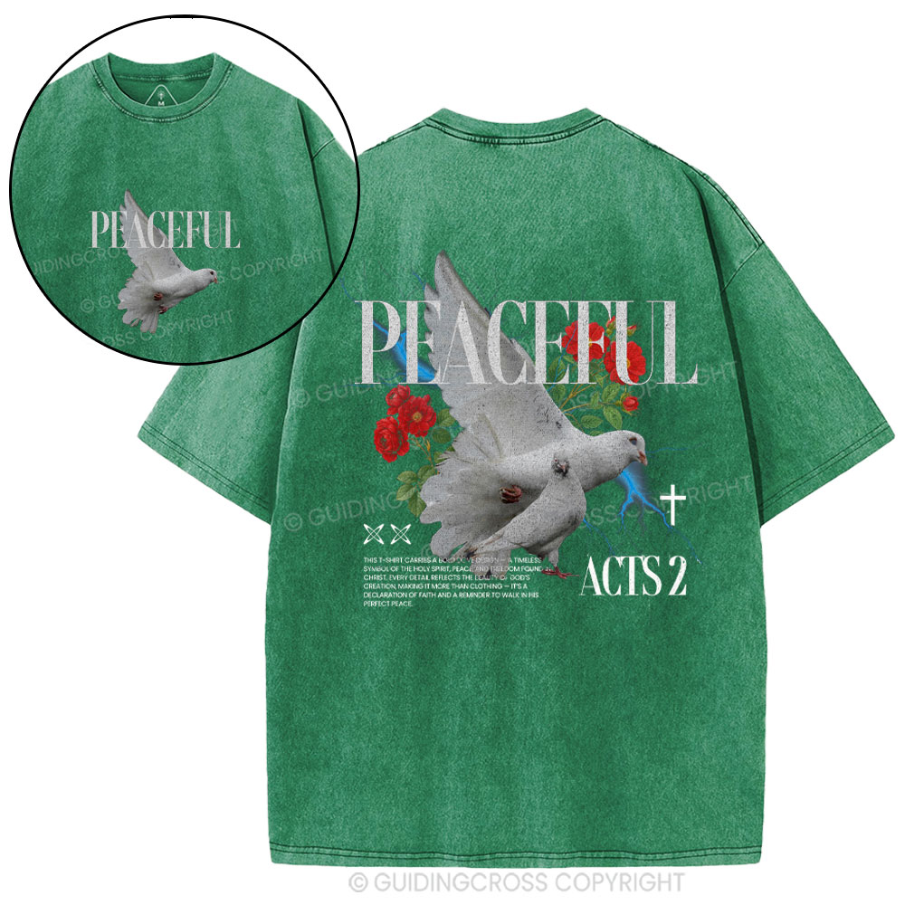 Peaceful Christian Washed T-Shirt