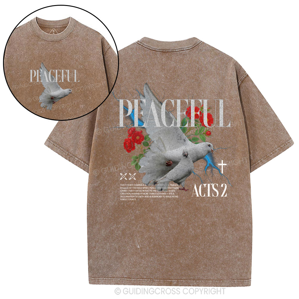 Peaceful Christian Washed T-Shirt