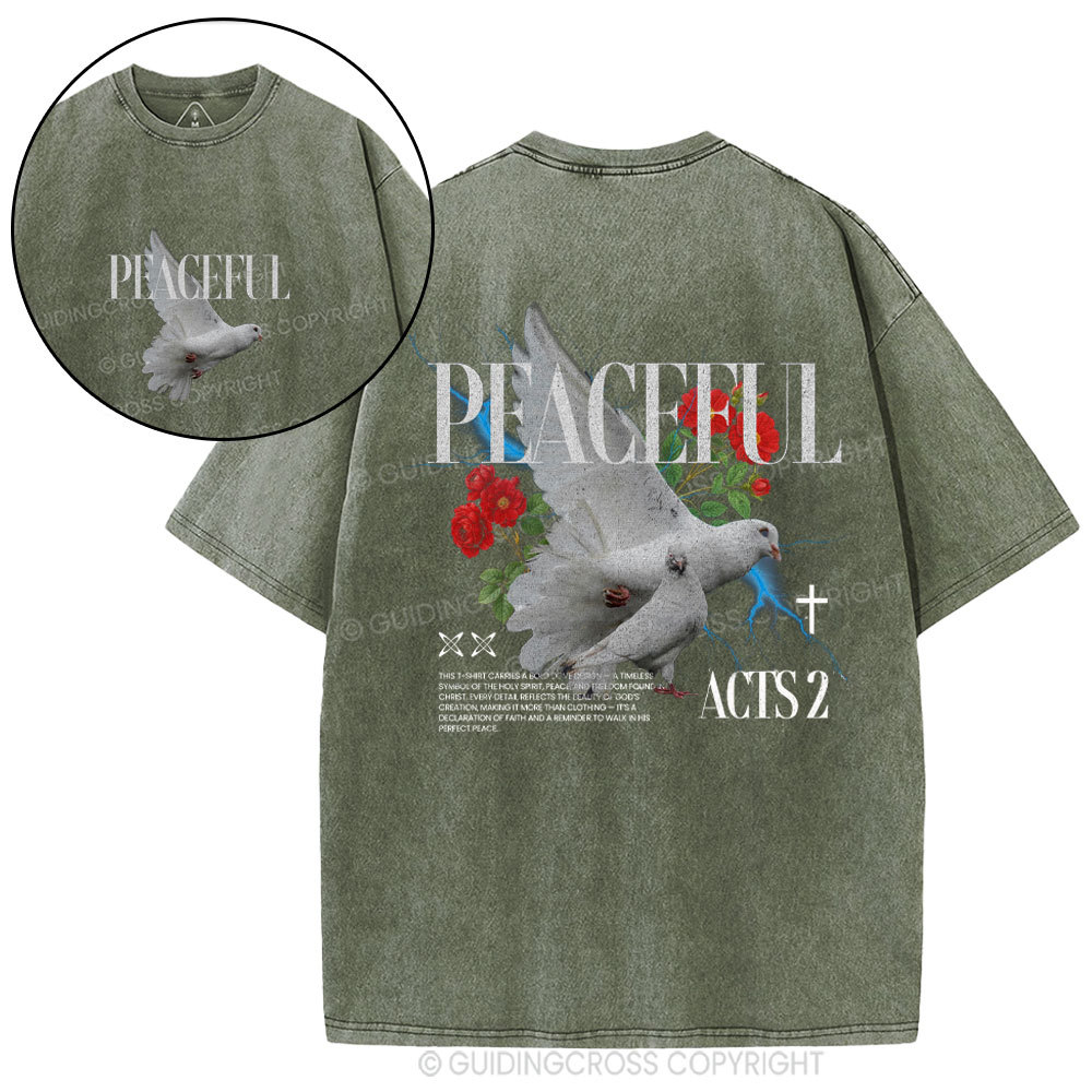Peaceful Christian Washed T-Shirt