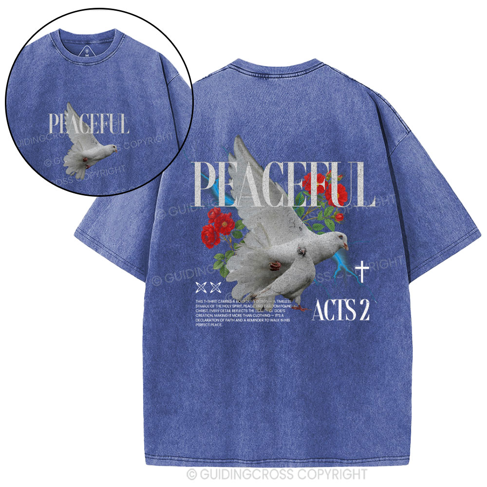 Peaceful Christian Washed T-Shirt