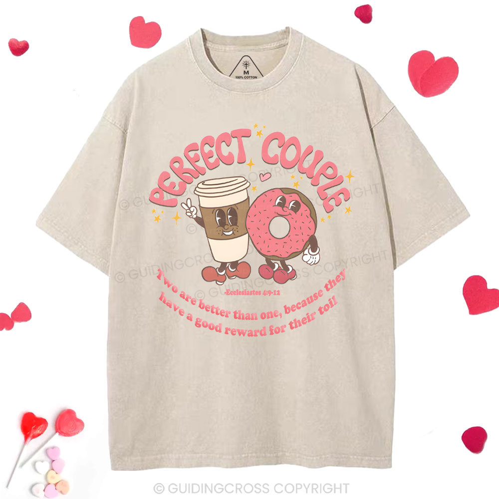 Perfect Couple Christian Washed T-Shrit