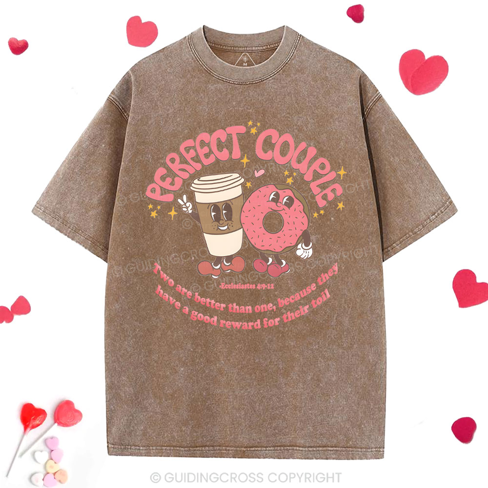 Perfect Couple Christian Washed T-Shrit