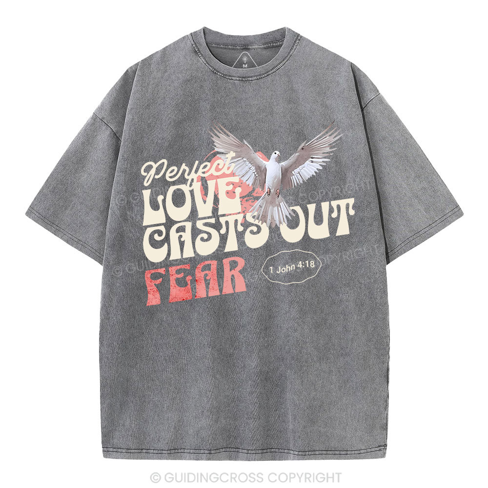 Perfect Love  Christian Washed T-Shirt