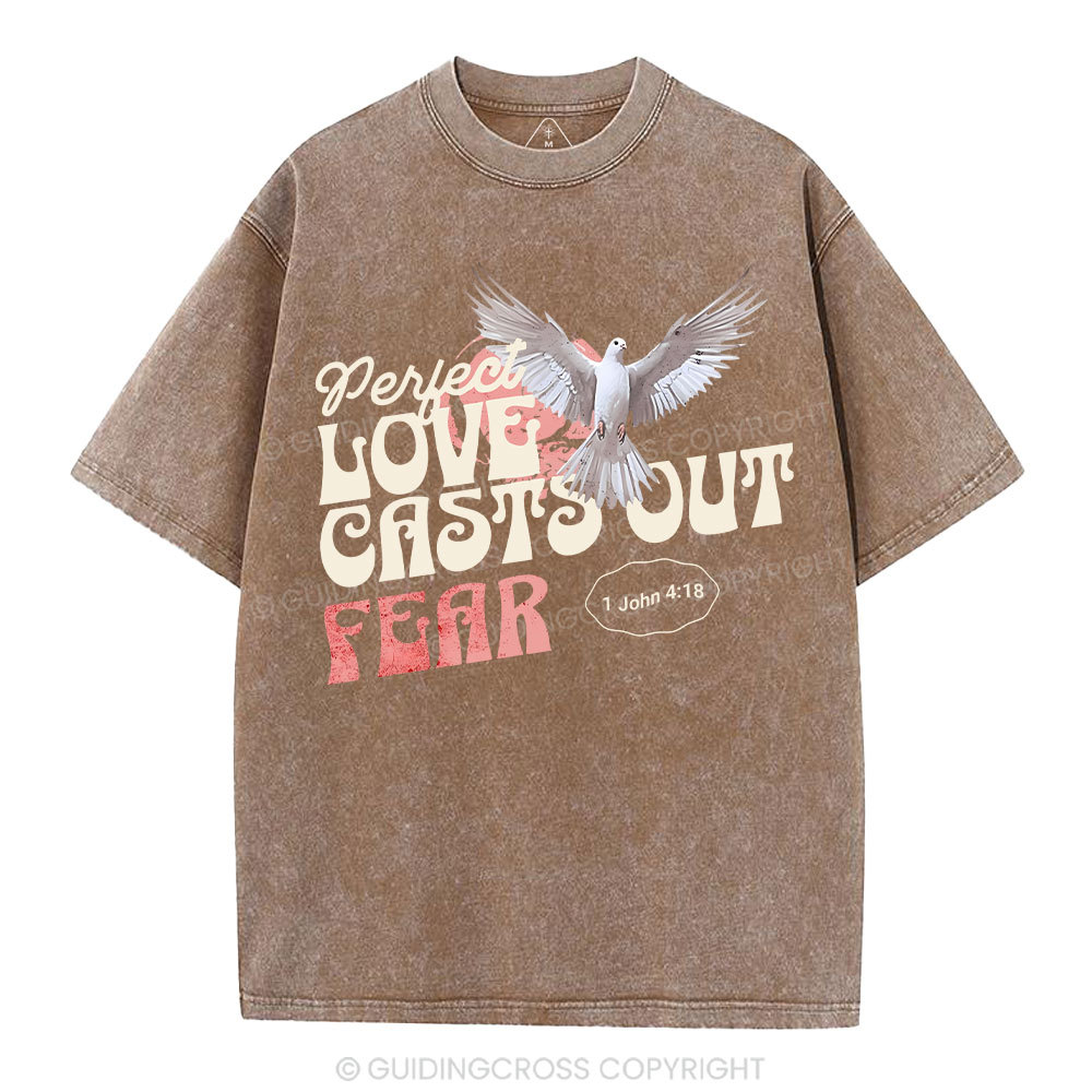 Perfect Love  Christian Washed T-Shirt