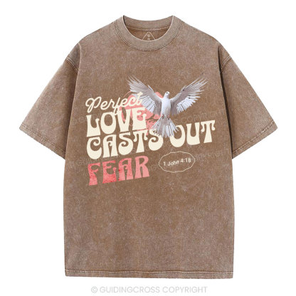 Perfect Love  Christian Washed T-Shirt