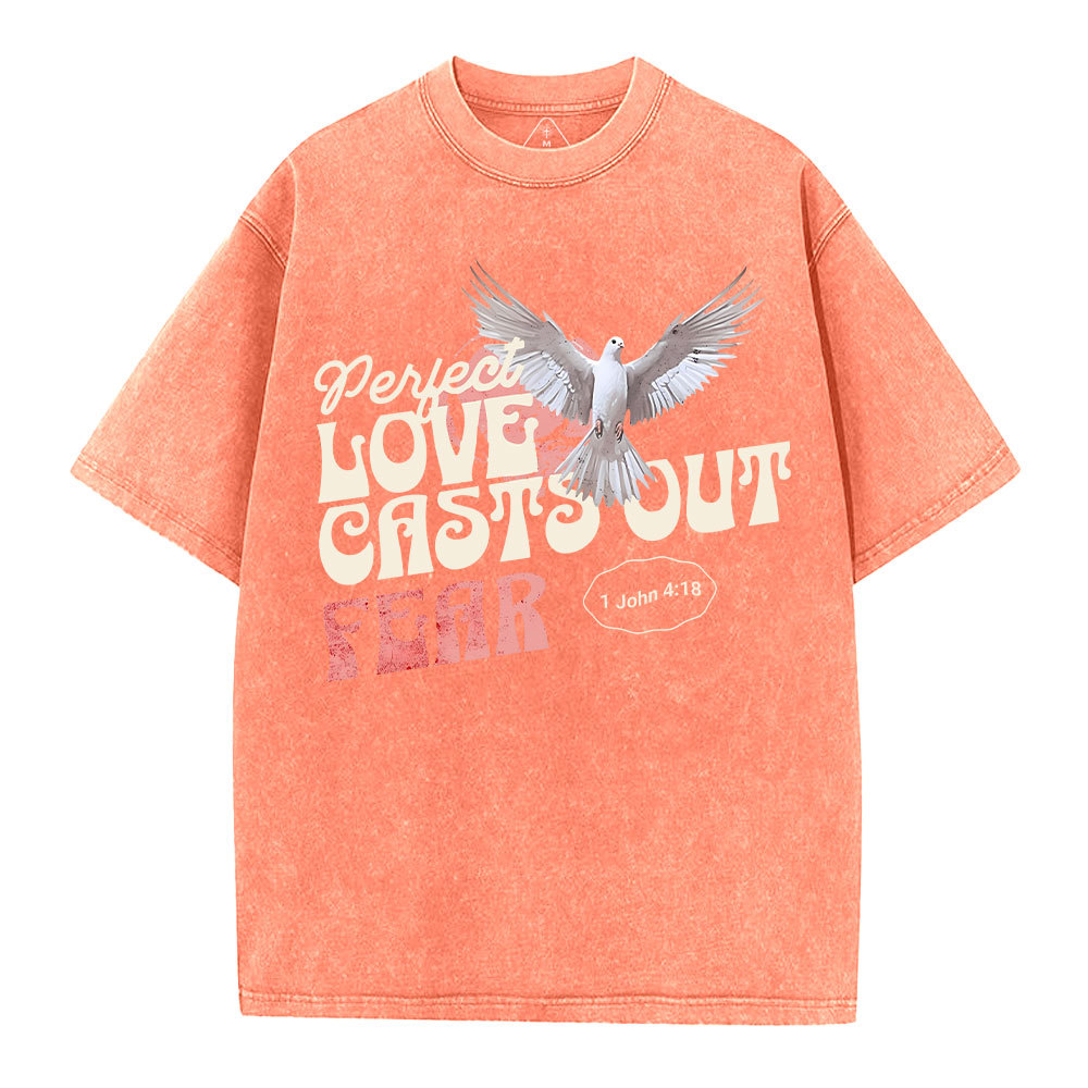 Perfect Love  Christian Washed T-Shirt